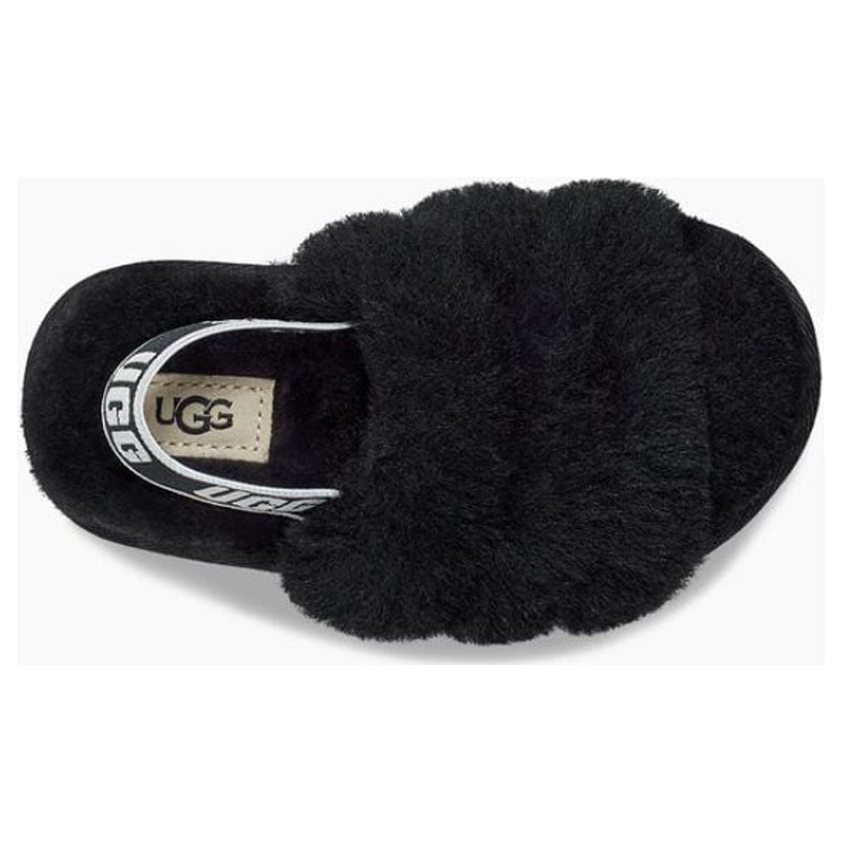 UGG Toddlers' Fluff Yeah Slide in Black, 10 US