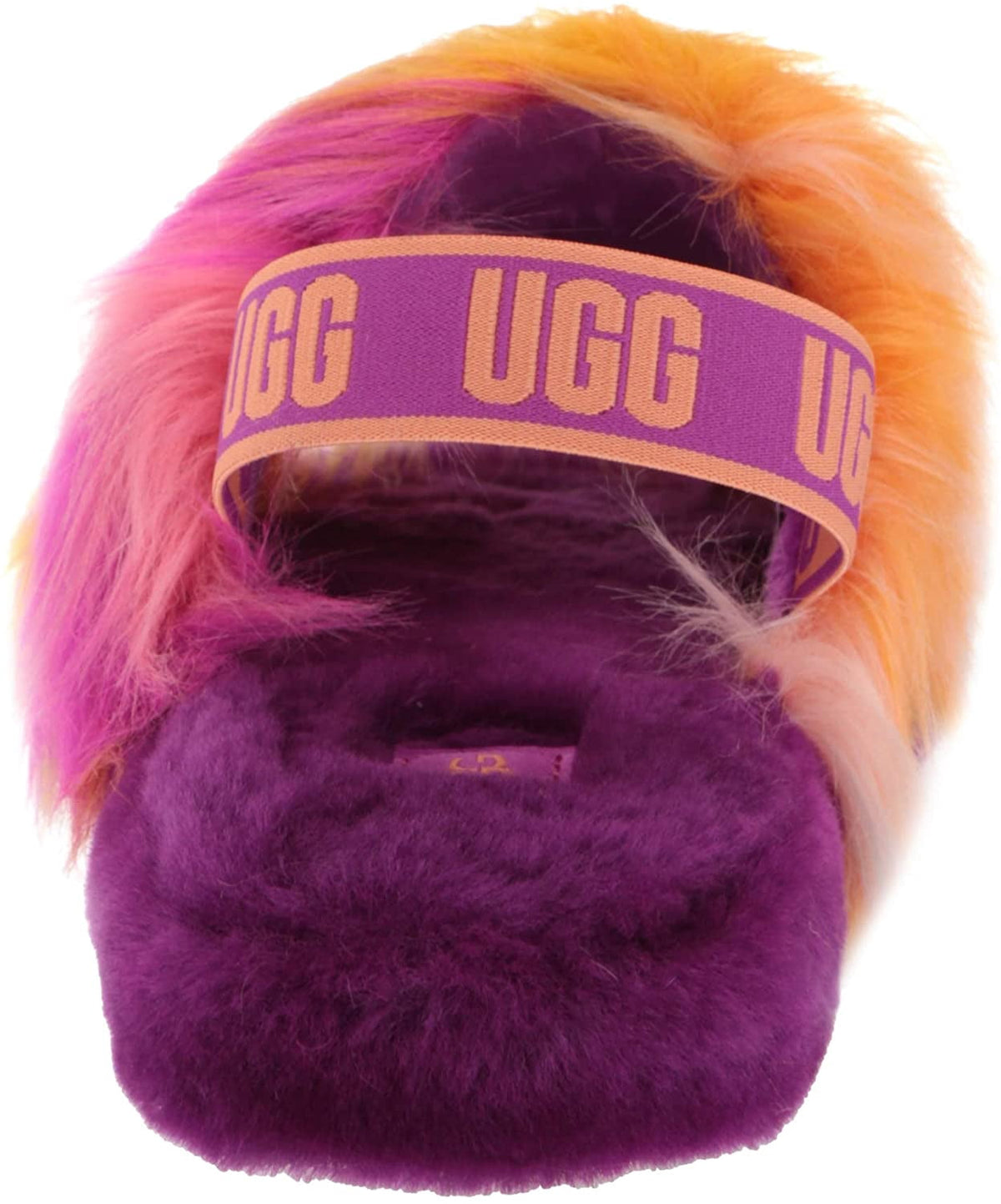 UGG Unisex-Child K Fluff Yeah Slide Tie Dye Slipper Big Kid 8-12 Years 6 Big Kid Berrylicious