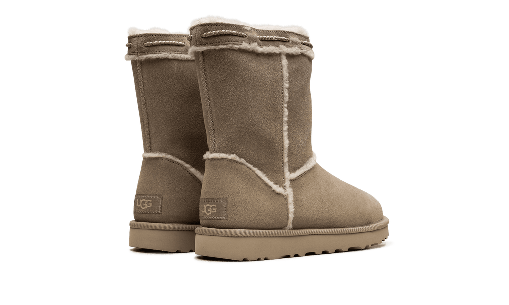 UGG WOMENS Classic Short Shearling Braid Womens "DUNE" 1166752 DUNE 1166752 DUNE from Stadium Goods