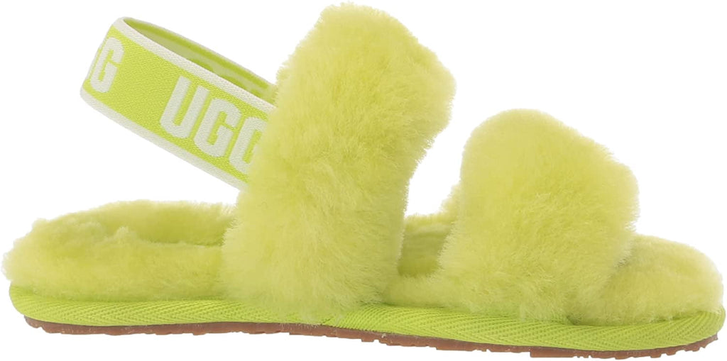 Ugg Girls Oh Yeah Big Kid Peep Toe Slide Slippers