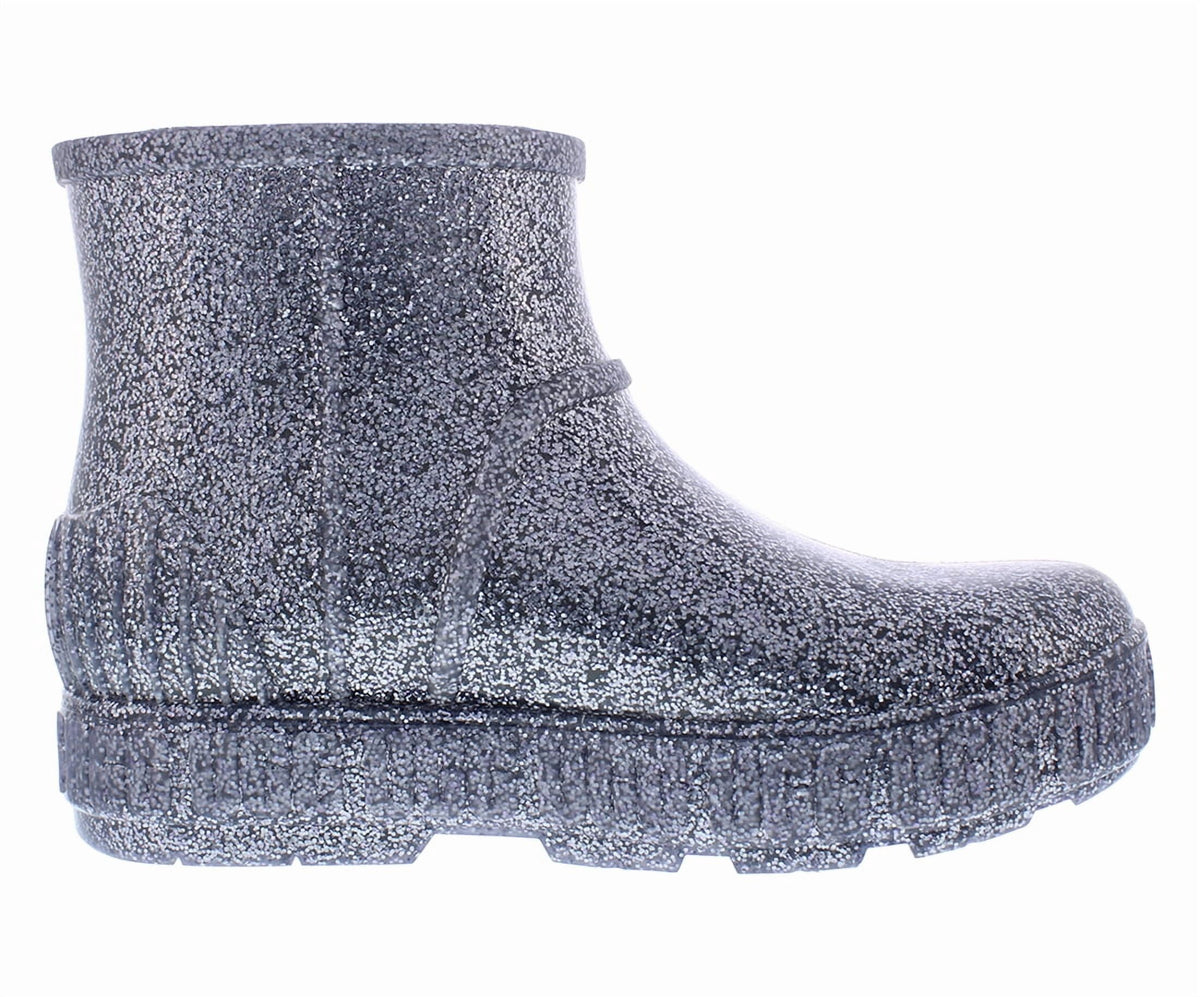 UGG Drizlita Glitter Boot GS Girls Shoes Size 6, Color: Silver