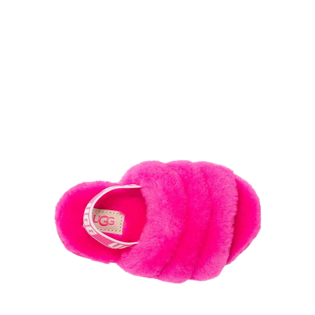 Ugg Fluff Yeah Girl's Kid's Sheepskin Slide Slipper Sandals