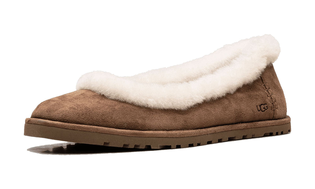 UGG WOMENS Zora Ballet Flat WMNS "Chestnut" 1178111 CHE from Stadium Goods