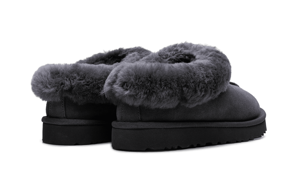 UGG WOMENS Tazzette Genuine Shearling Collar Slipper Womens "Obsidian" 1134810 OBS 1134810 OBS from Stadium Goods