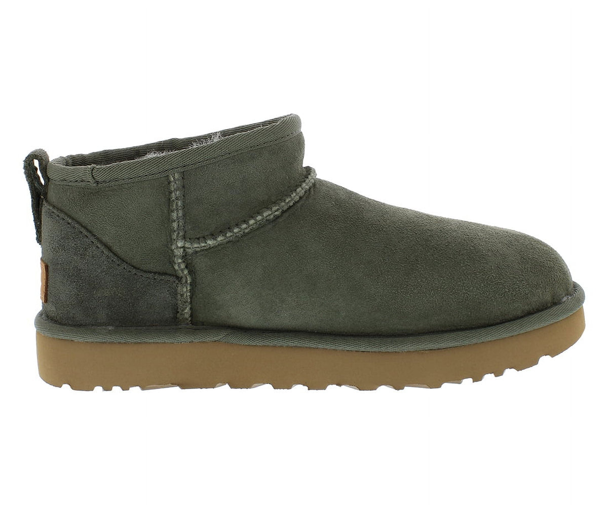 Ugg Classic Ultra Mini Women's Suede Wool Lined Ankle Boots
