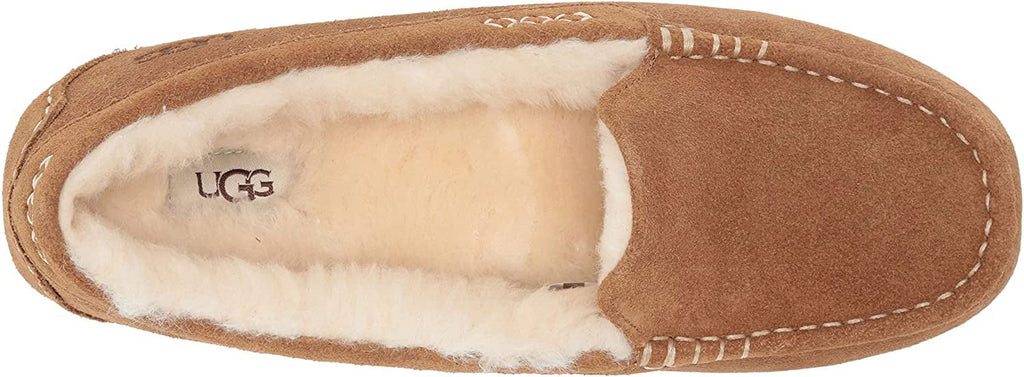 UGG Womens Ansley Slipper 6 Wide Chestnut