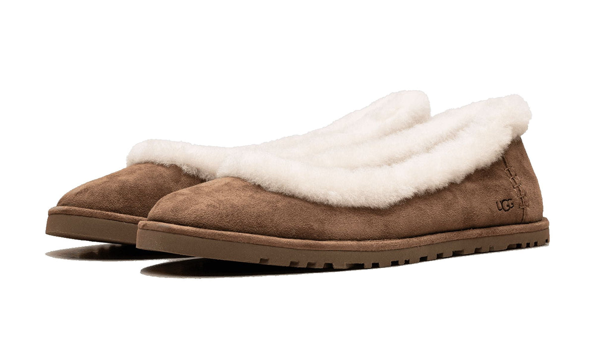 UGG WOMENS Zora Ballet Flat WMNS "Chestnut" 1178111 CHE from Stadium Goods