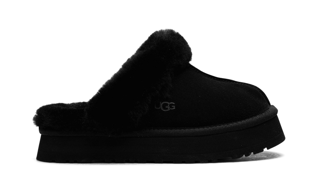 UGG WOMENS DISQUETTE SLIPPER Womens "Black" 1122550 BLK 1122550 BLK from Stadium Goods