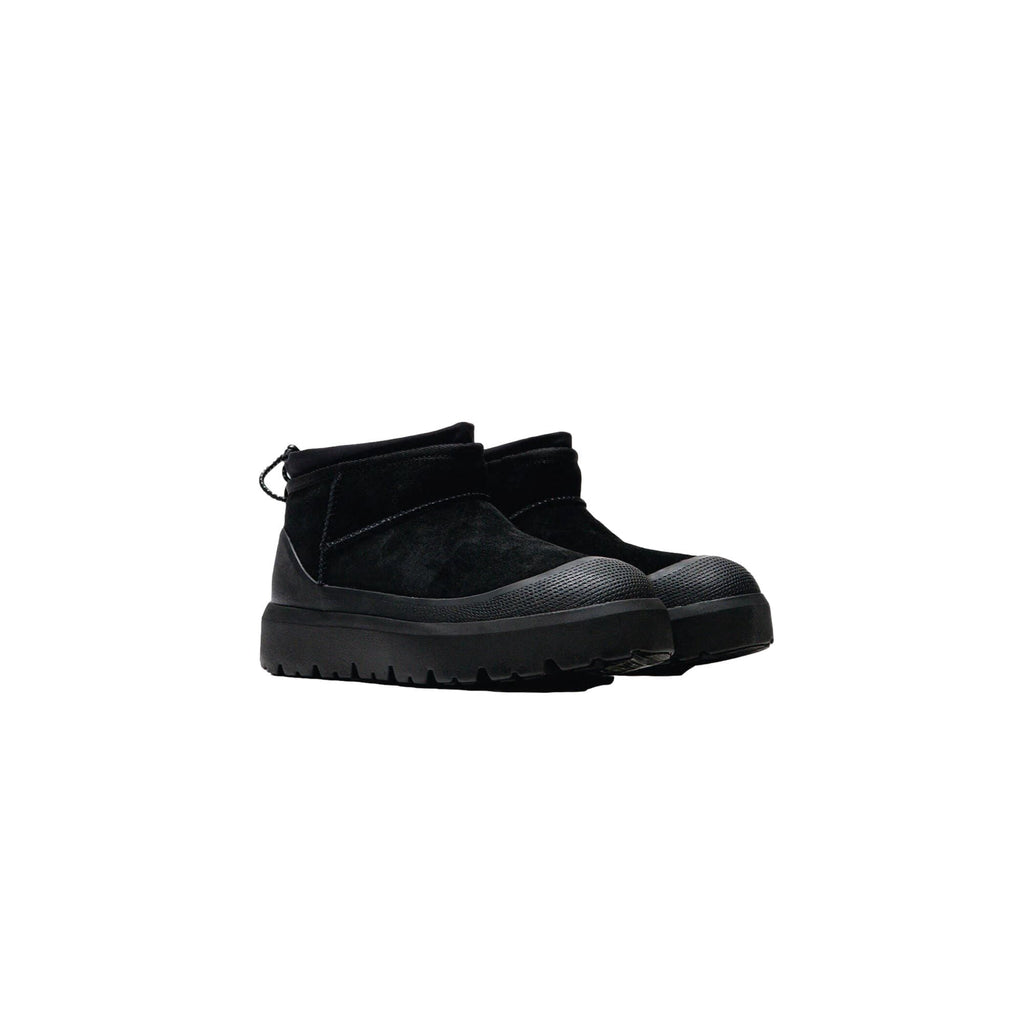 UGG Classic Ultra Mini Weather Hybrid Black / Black 1174196-BBLC Men's Size 10