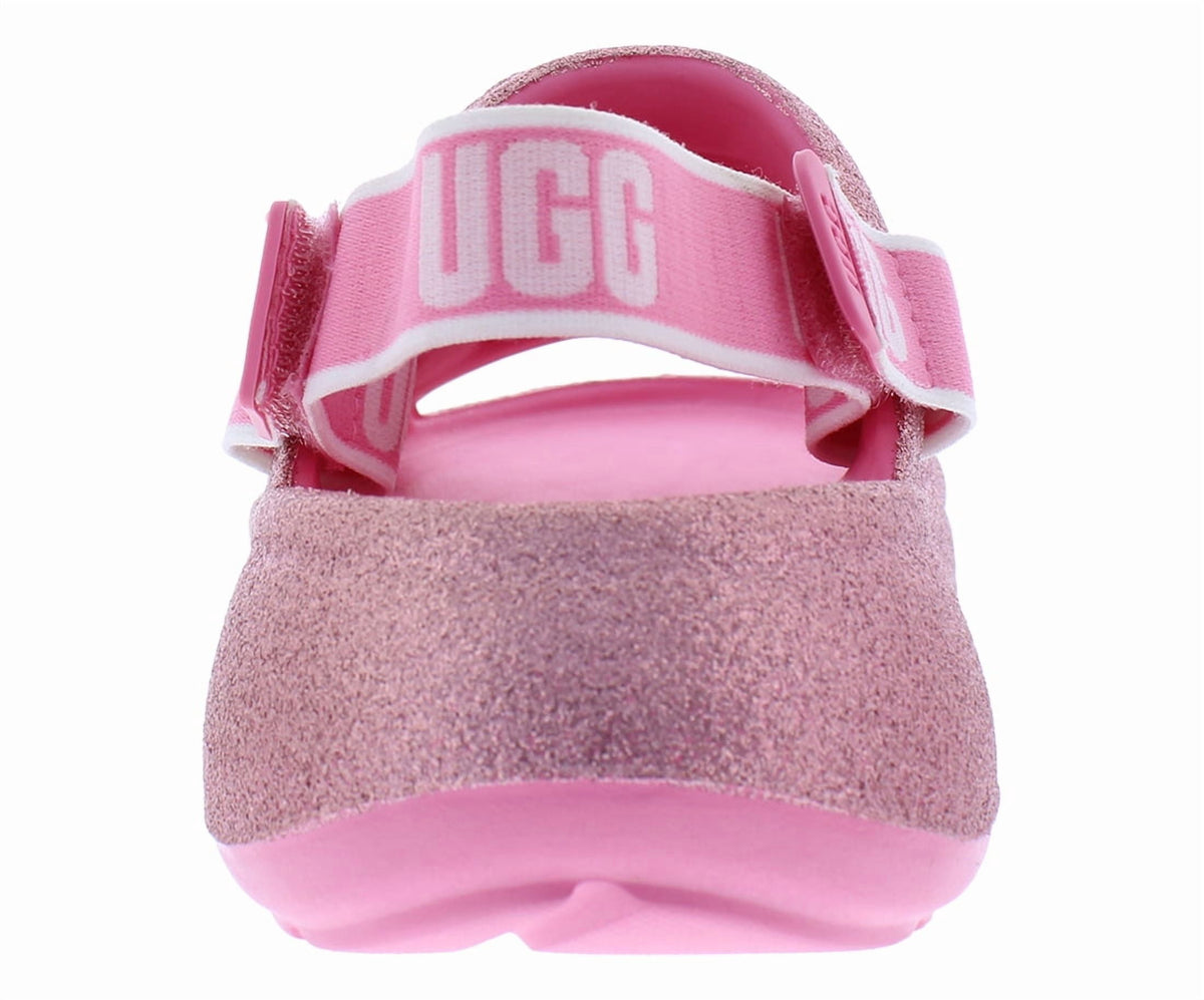 UGG Sport Yeah Glitter GS Girls Shoes Size 3, Color: Pink