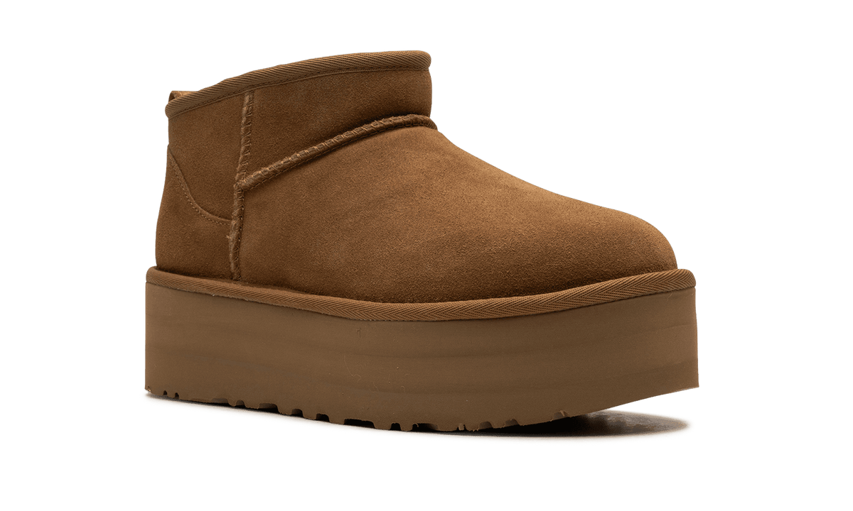 UGG WOMENS CLASSIC ULTRA MINI PLATFORM WMNS "Chestnut" 1135092 CHE from Stadium Goods