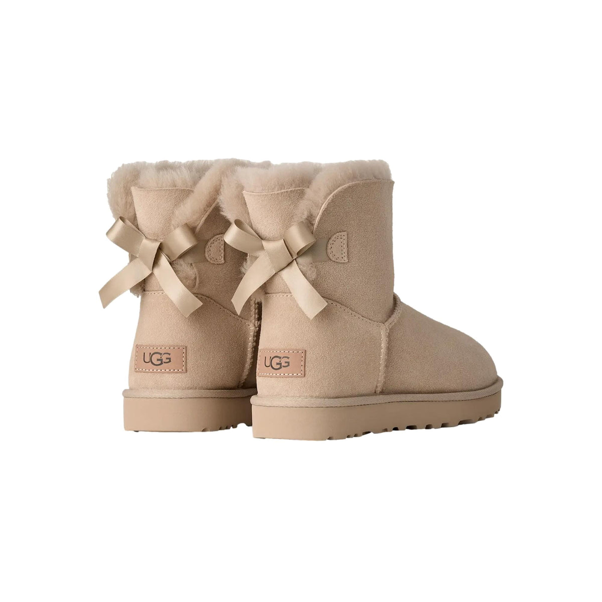 UGG Mini Bailey Bow II Moonlight 1016501-MNL Women's Size 8