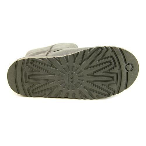 Big Kids Ugg Bailey Button Grey Boot 5991K-GREY