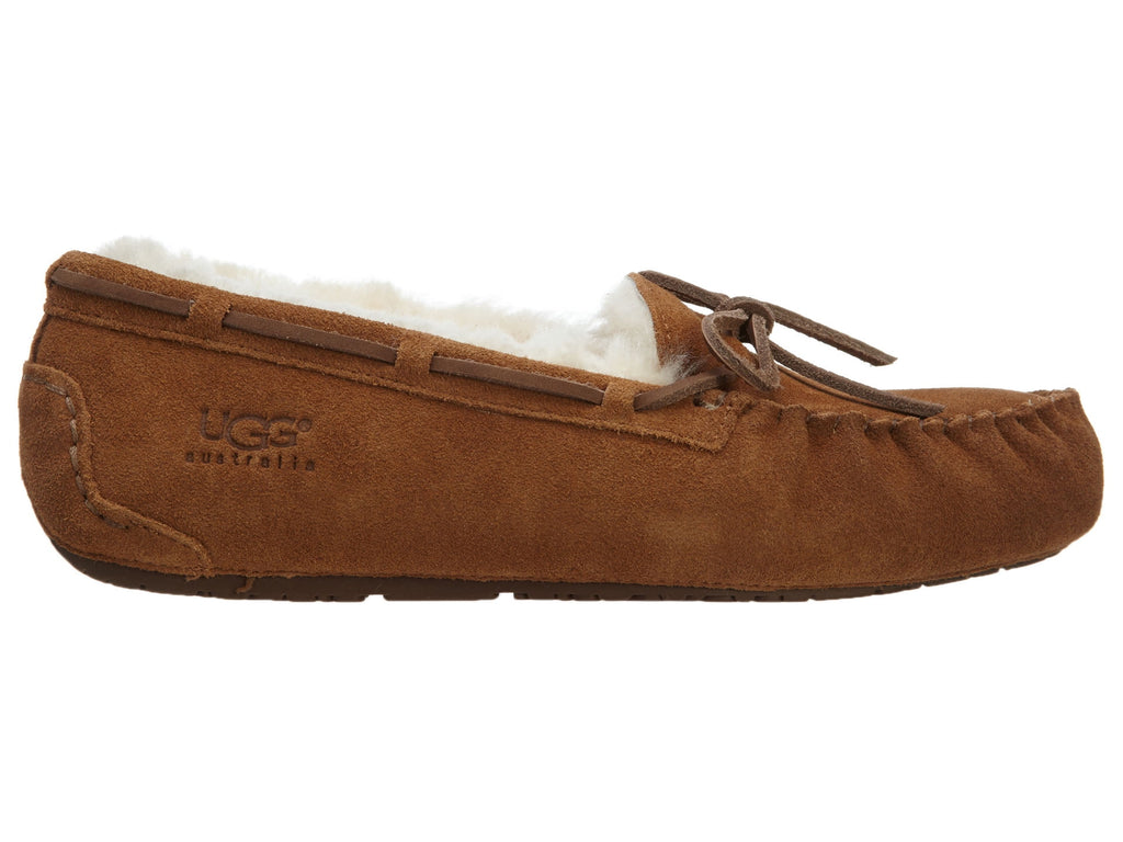 Ugg Girls Dakota Moccasin Slippers, Chestnut,1 M US