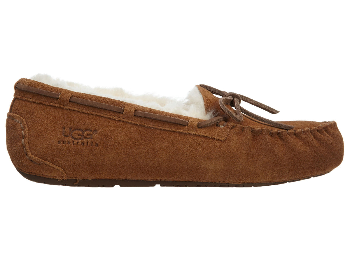 Ugg Girls Dakota Moccasin Slippers, Chestnut,13 M US