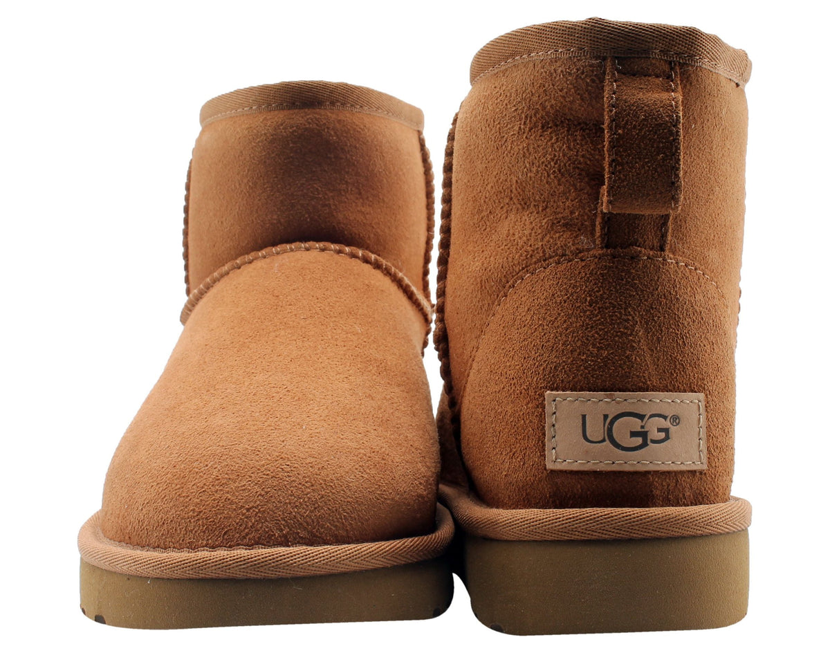 UGG Womens Classic Mini II Boot Chestnut - 1016222-CHE 6 CHESTNUT