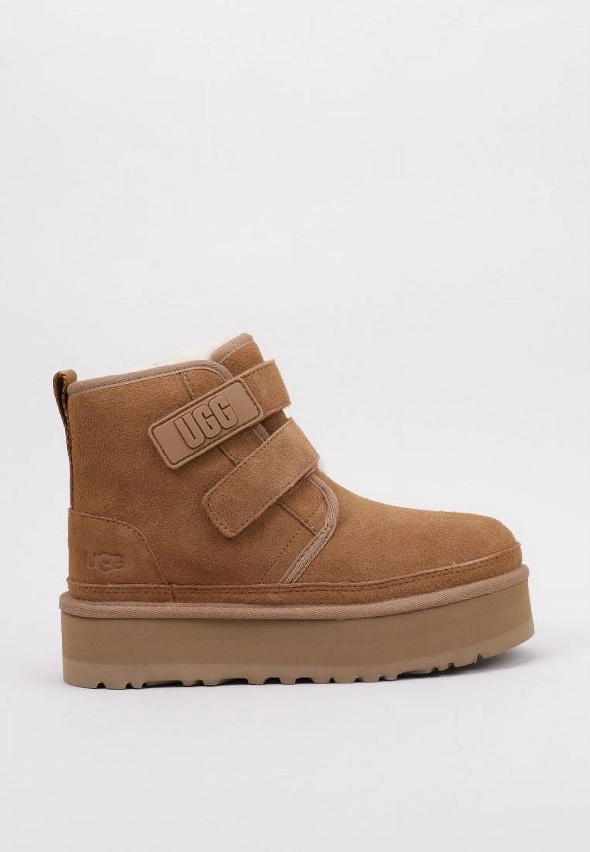 Big and Little Kid's UGG Neumel Platform Chukka Chestnut (1130776K-CHE) - 6