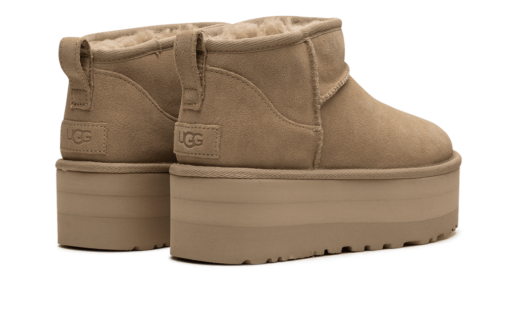UGG WOMENS CLASSIC ULTRA MINI PLATFORM Womens "Mustard Seed" 1135092 MDSD 1135092 MDSD from Stadium Goods