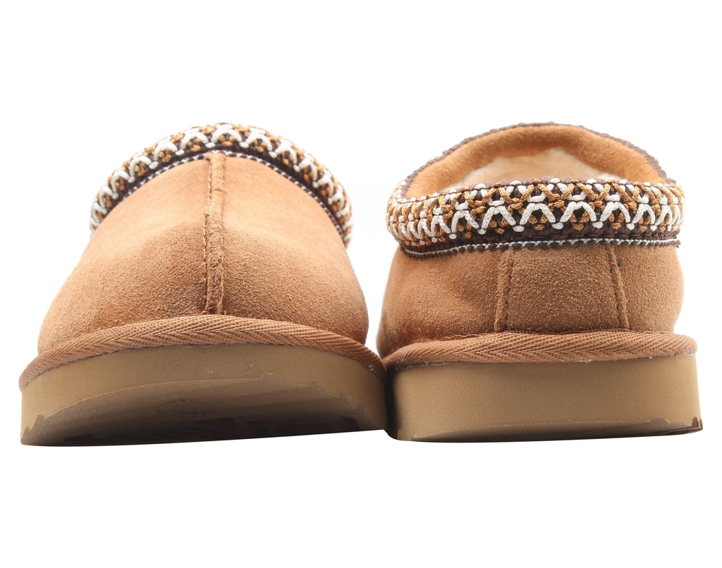 UGG Tasman II 1582007 Slipper Kids Size 6 Chestnut Suede Slip-On Shoes RHS2577 (Brown,6)