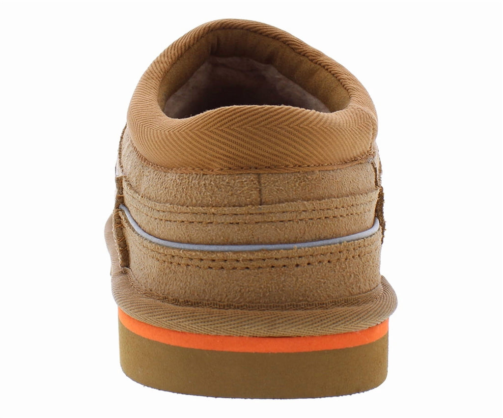 UGG Tasman Cali Wave Suede Mens Shoes Size 8, Color: Chestnut/Orange Soda