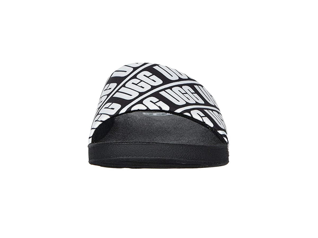 UGG Kids Beach Slide (Toddler/Little Kid/Big Kid) Black/White