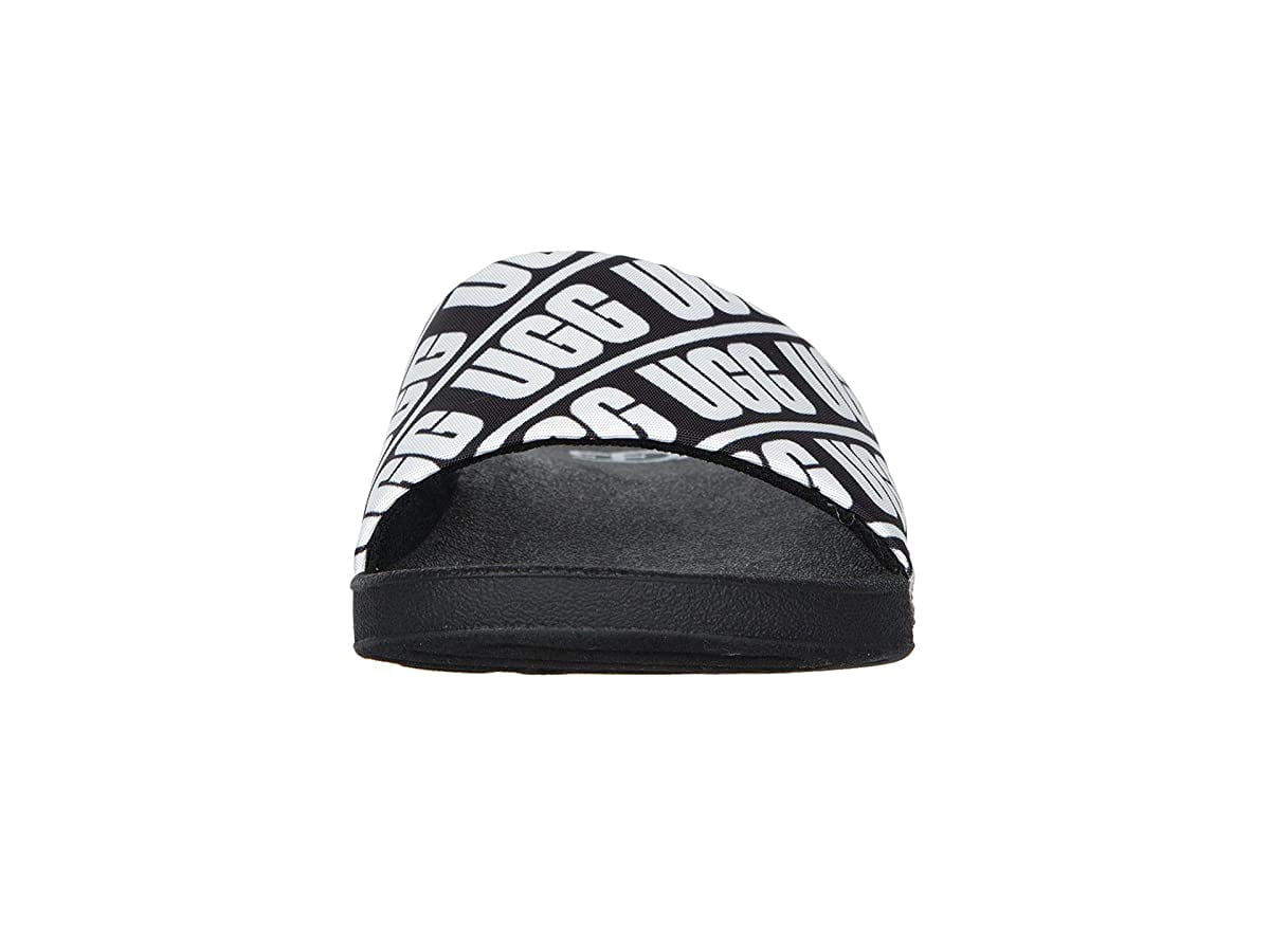 UGG Kids Beach Slide (Toddler/Little Kid/Big Kid) Black/White