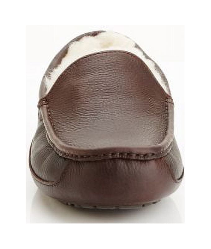Ugg Men's Ascot Leather Slippers, China Tea \ Brown,7 M US
