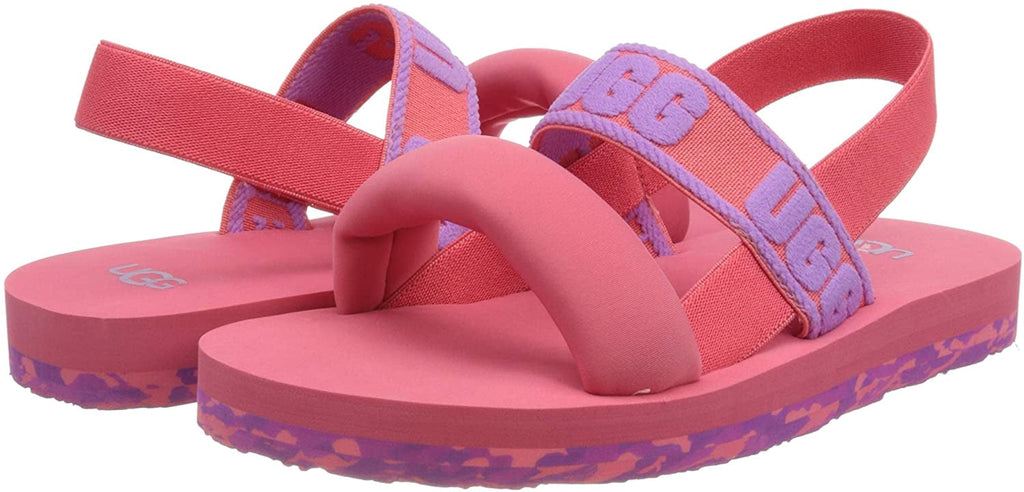 Big Kid's and Little Kid's UGG Zuma Sling Slide Strawberry Sorbet (1117239K-SSPS) - 5
