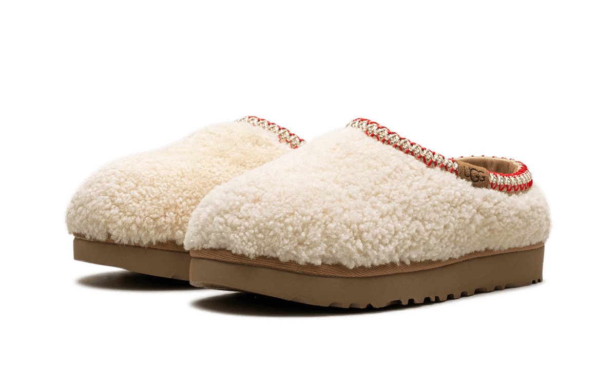 UGG WOMENS Tasman Maxi Curly Slipper Womens "Natural" 1158356 NAT 1158356 NAT from Stadium Goods