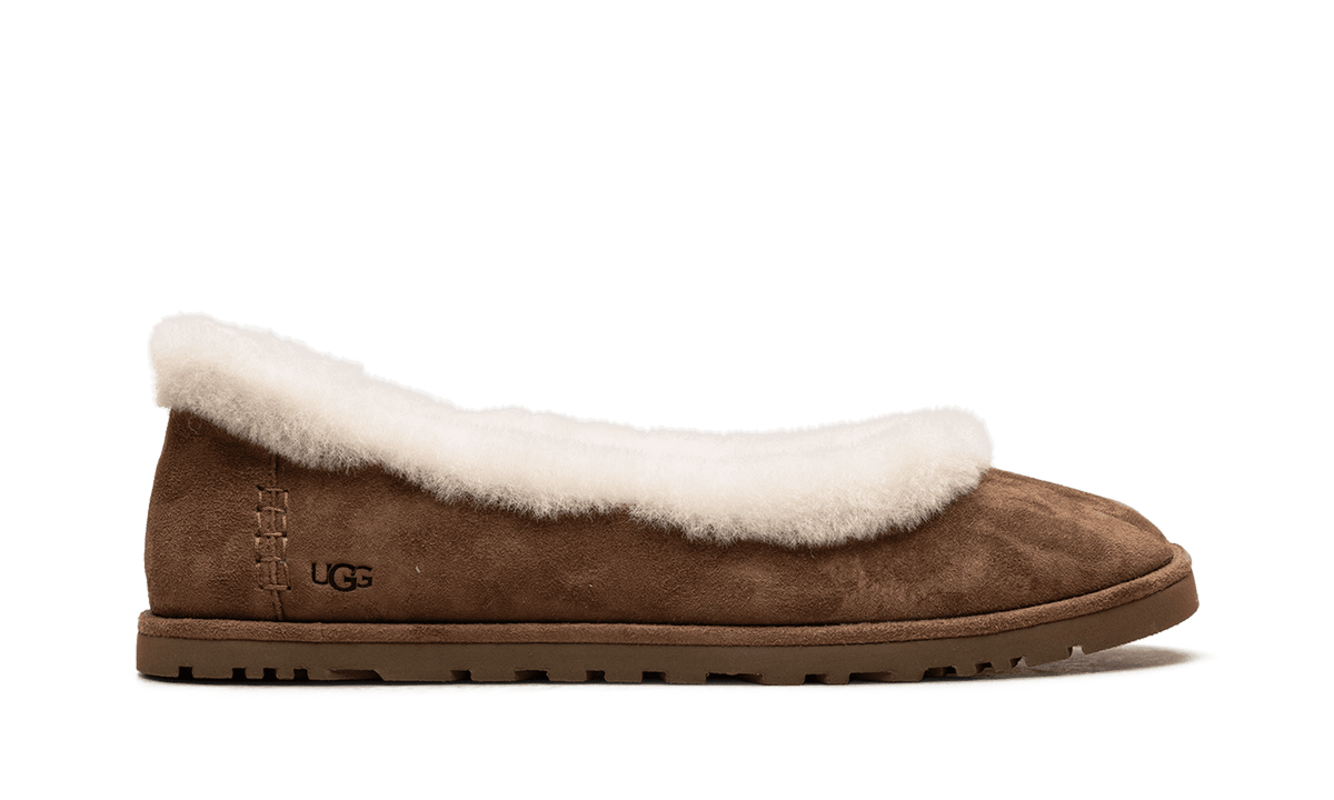 UGG WOMENS Zora Ballet Flat WMNS "Chestnut" 1178111 CHE from Stadium Goods