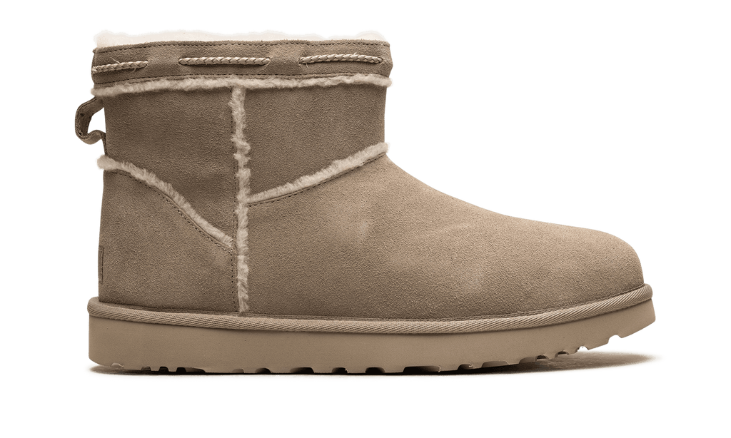 UGG WOMENS Classic Mini Shearling Braid Womens "Dune" 1166751 DUNE 1166751 DUNE from Stadium Goods