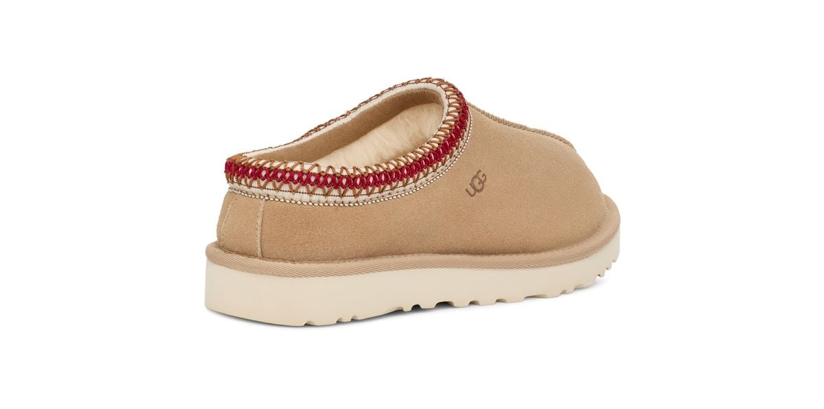 (Women's) UGG Tasman Slipper 'Sand / Dark Cherry' (2023) 5955-SNDD