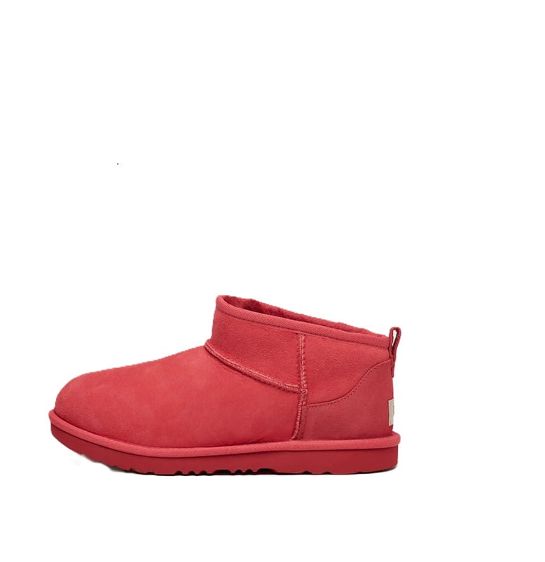 Little Kid's UGG Classic Ultra Mini Red (1130750K-SBR) - 1
