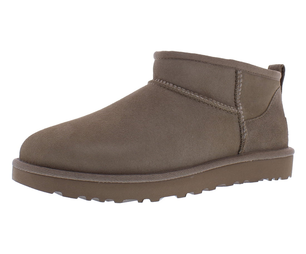 UGG Classic Ultra Mini Boot Suede Womens Shoes Size 10, Color: Caribou