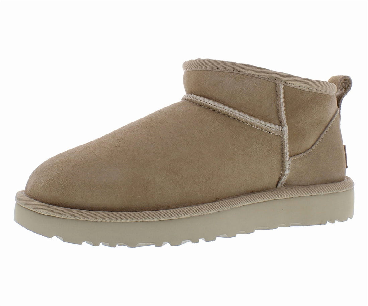 UGG Classic Ultra Mini Boot Womens Shoes Size 10, Color: Sand