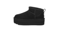 UGG GRADE SCHOOL Classic Ultra Mini Platform Boot GS "Black" 1157791K BLK 1157791K BLK from Stadium Goods