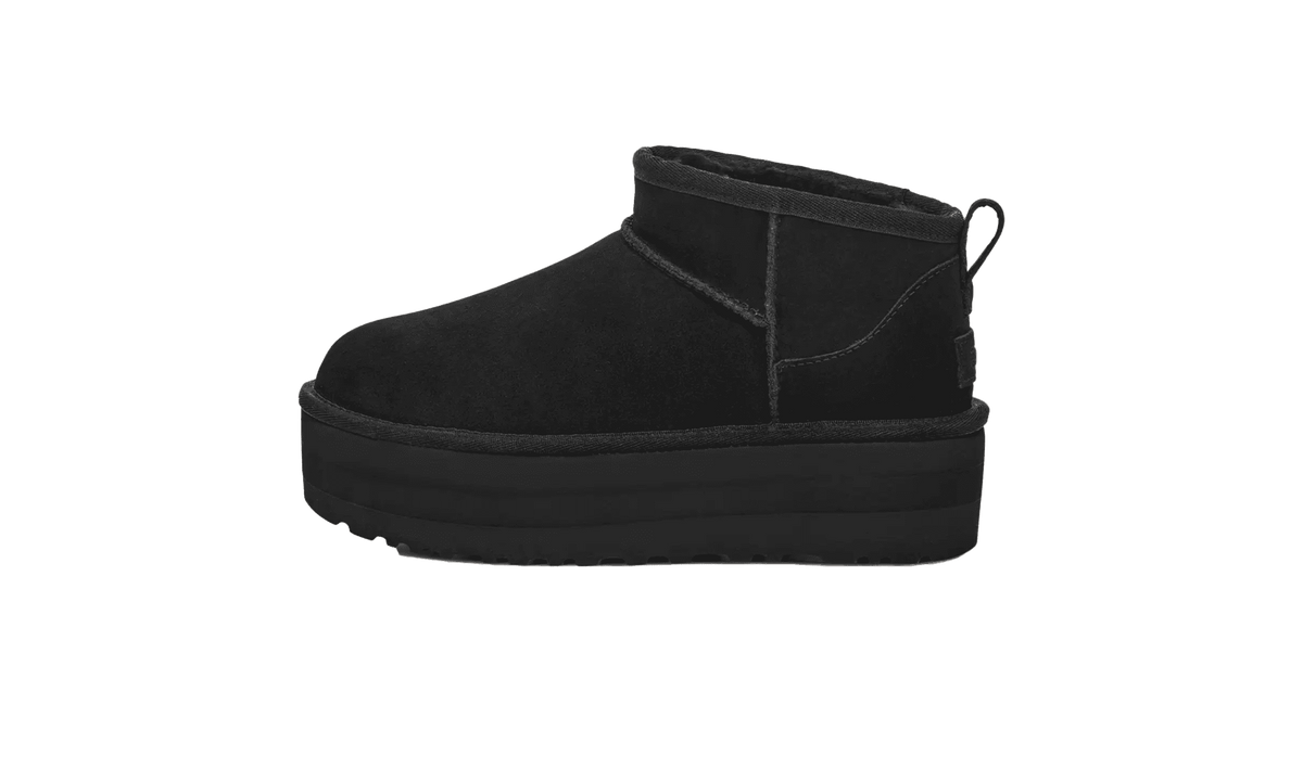 UGG GRADE SCHOOL Classic Ultra Mini Platform Boot GS "Black" 1157791K BLK 1157791K BLK from Stadium Goods