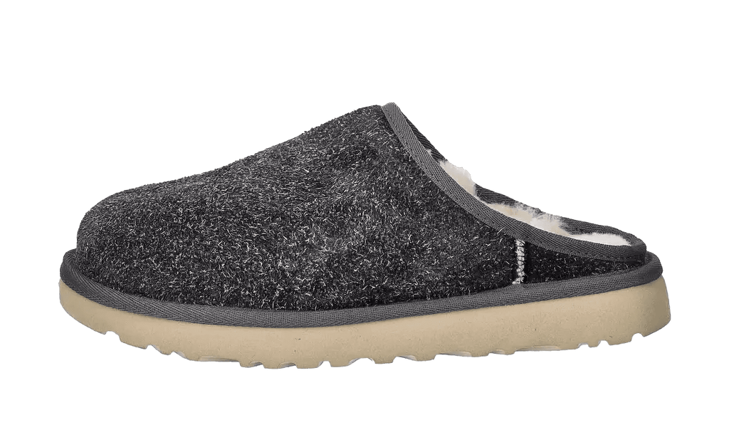 UGG MENS Classic Slip-On Shaggy Suede Slipper "Dark Grey" 1153104 DGRY 1153104 DGRY from Stadium Goods