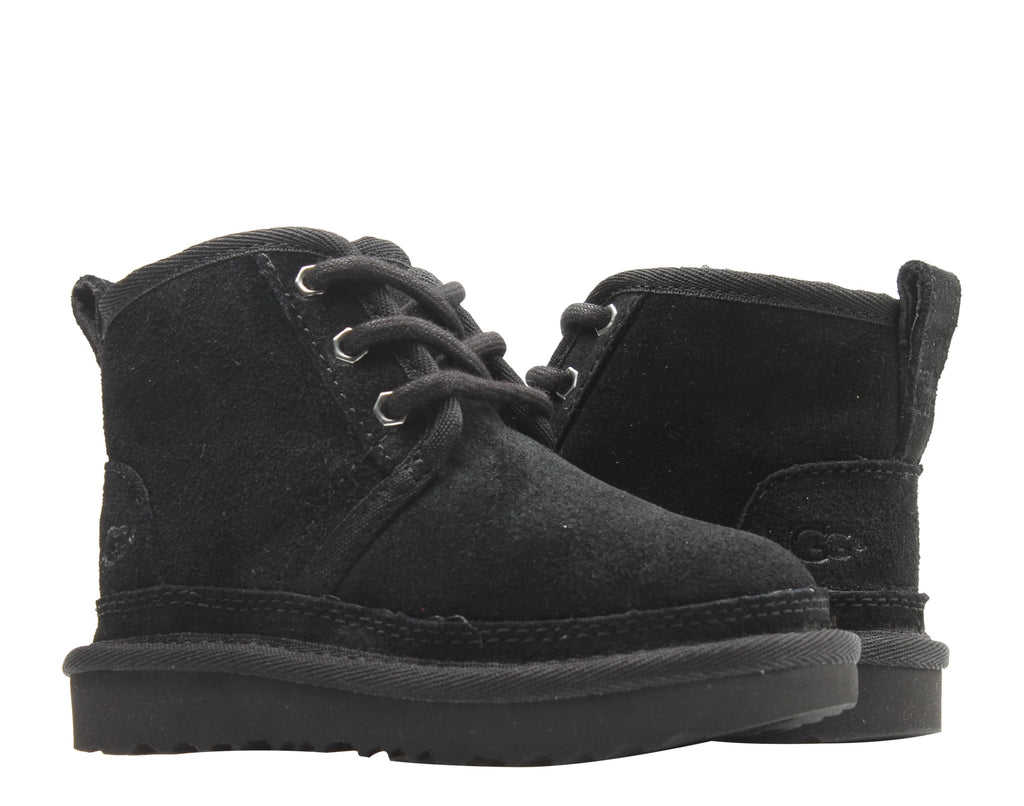 UGG Neumel II Boot Suede Infant/Toddler Shoes Size 10, Color: Black