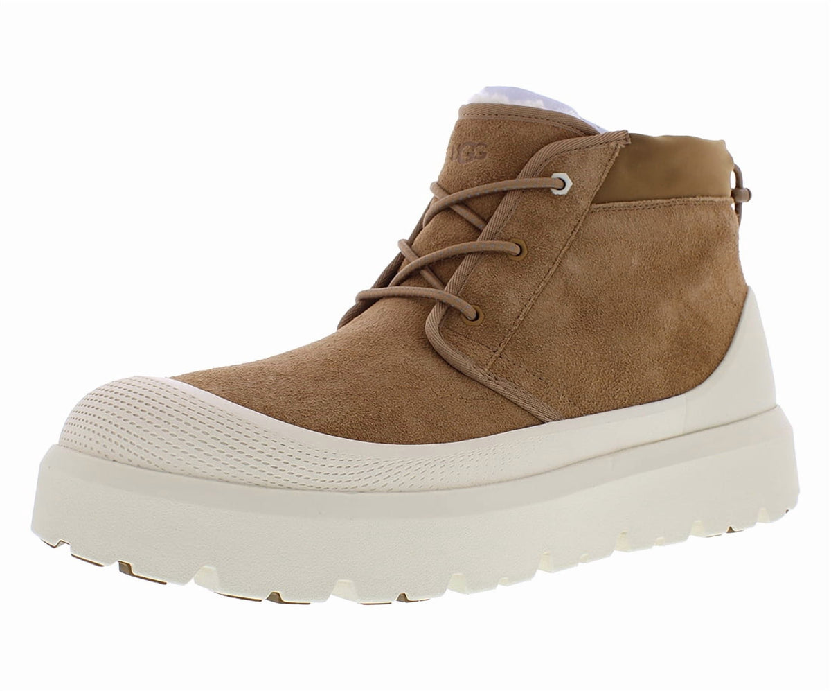 UGG Neumel Weather Hybrid Boot Suede Mens Shoes Size 11, Color: Chestnut/Whitecap