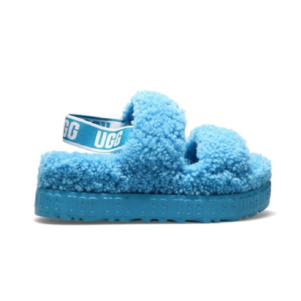 Women's UGG Oh Fluffita Slide Splash Blue (1120876-SPL) - 8