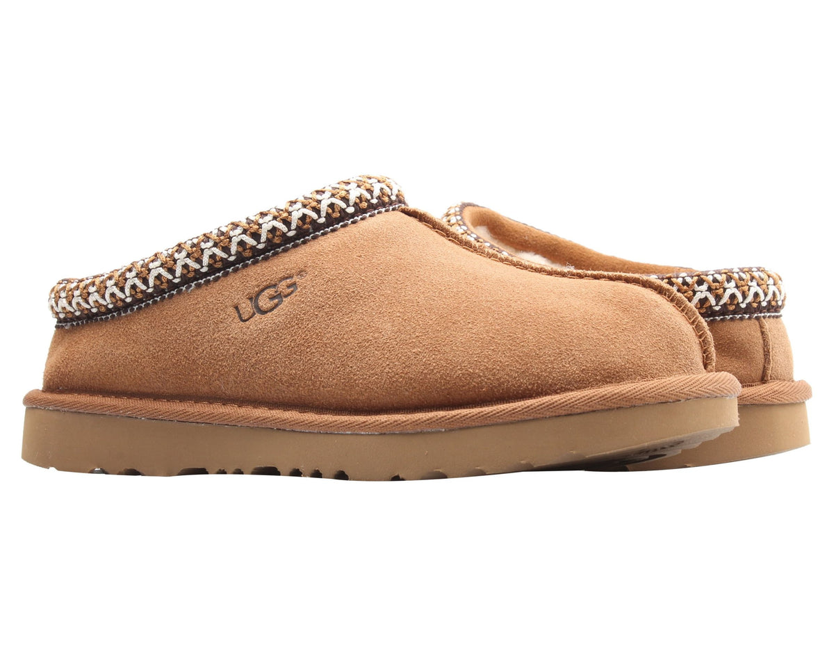 UGG Tasman II 1582007 Slipper Kids Size 6 Chestnut Suede Slip-On Shoes RHS2577 (Brown,6)
