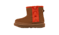 UGG TODDLER Mini Zipper Tape Logo Boot TD "Chestnut" 1143699T CHE 1143699T CHE from Stadium Goods