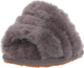UGG Toddlers' Fluff Yeah Slide in Charcoal, 6 US