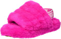 UGG Unisex-Child Fluff Yeah Slide Slipper Big Kid 8-12 Years 6 Big Kid Rock Rose