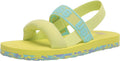 UGG Unisex-Child K Zuma Sling Flat Sandal Big Kid 8-12 Years 5 Big Kid Pollen Paint Swirl