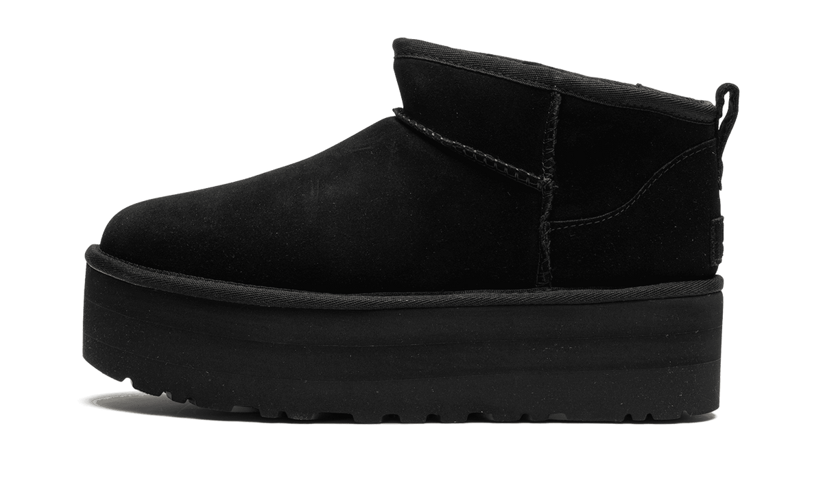 UGG WOMENS CLASSIC ULTRA MINI PLATFORM Womens "Black" 1135092 BLK 1135092 BLK from Stadium Goods