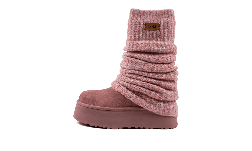 UGG WOMENS Classic Mini Dipper Legwarmer Boot Womens "Pink Dawn" 1178990 PDW 1178990 PDW from Stadium Goods