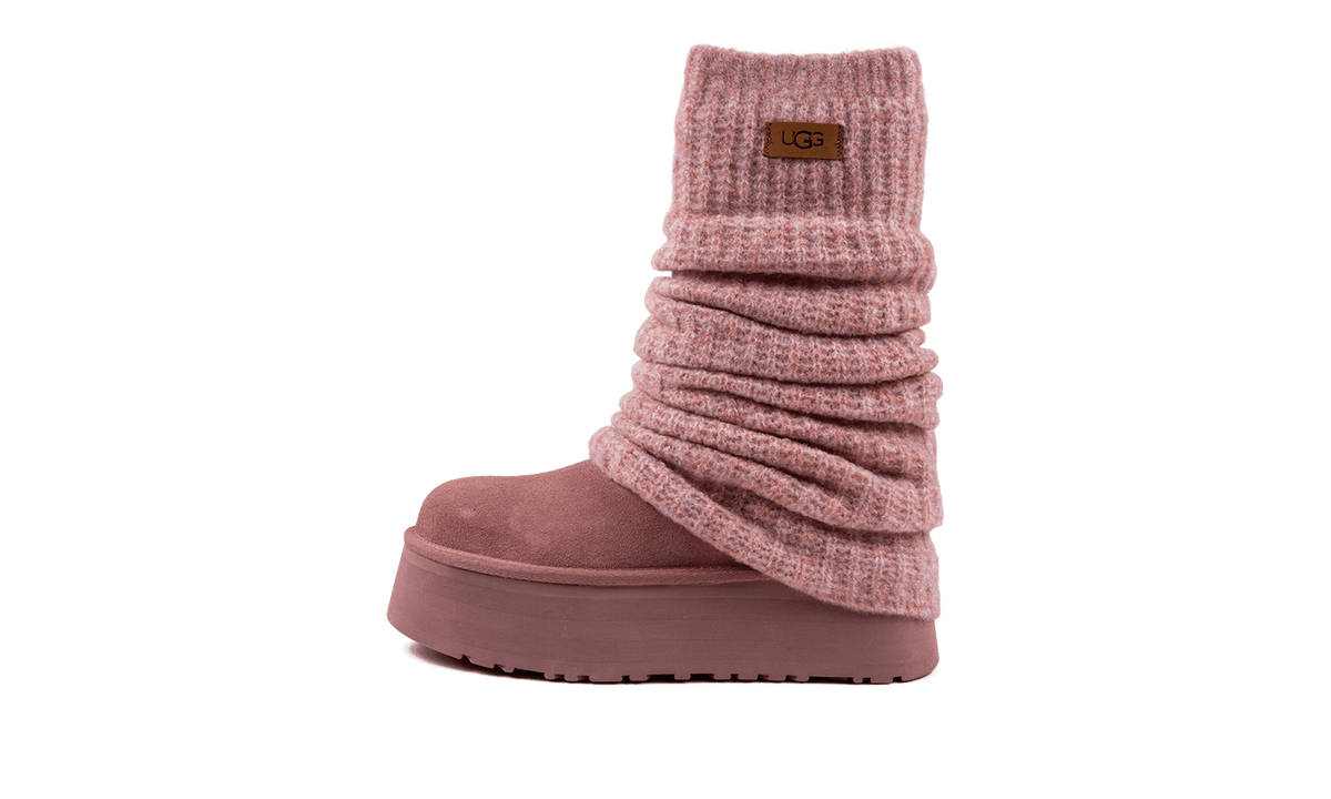 UGG WOMENS Classic Mini Dipper Legwarmer Boot Womens "Pink Dawn" 1178990 PDW 1178990 PDW from Stadium Goods