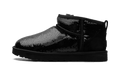 UGG WOMENS Classic Ultra Mini Boot Womens "Mirror Ball Black" 1151616 BLK 1151616 BLK from Stadium Goods